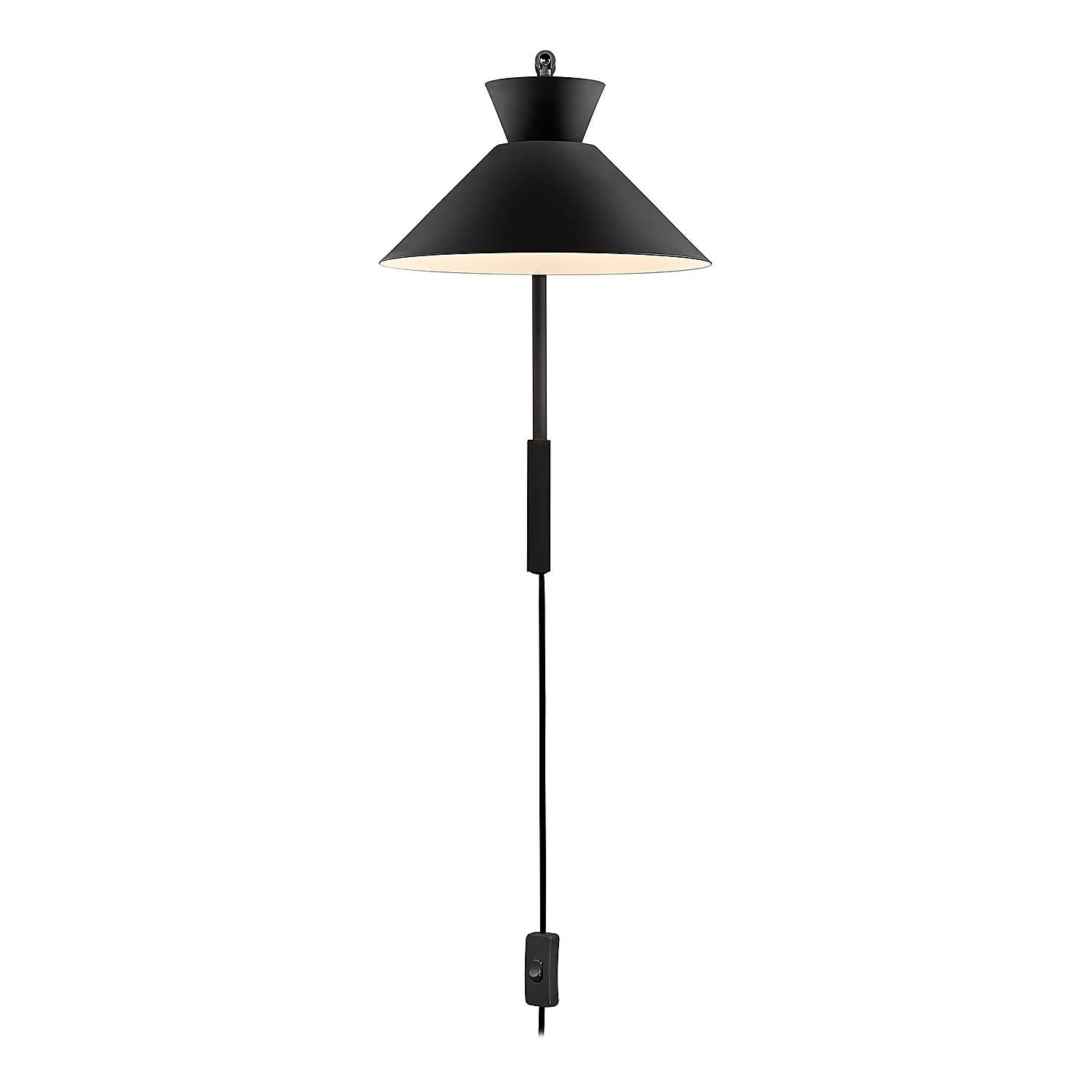 Dial Wandleuchte Aluminium Schwarz 1-flammig 3