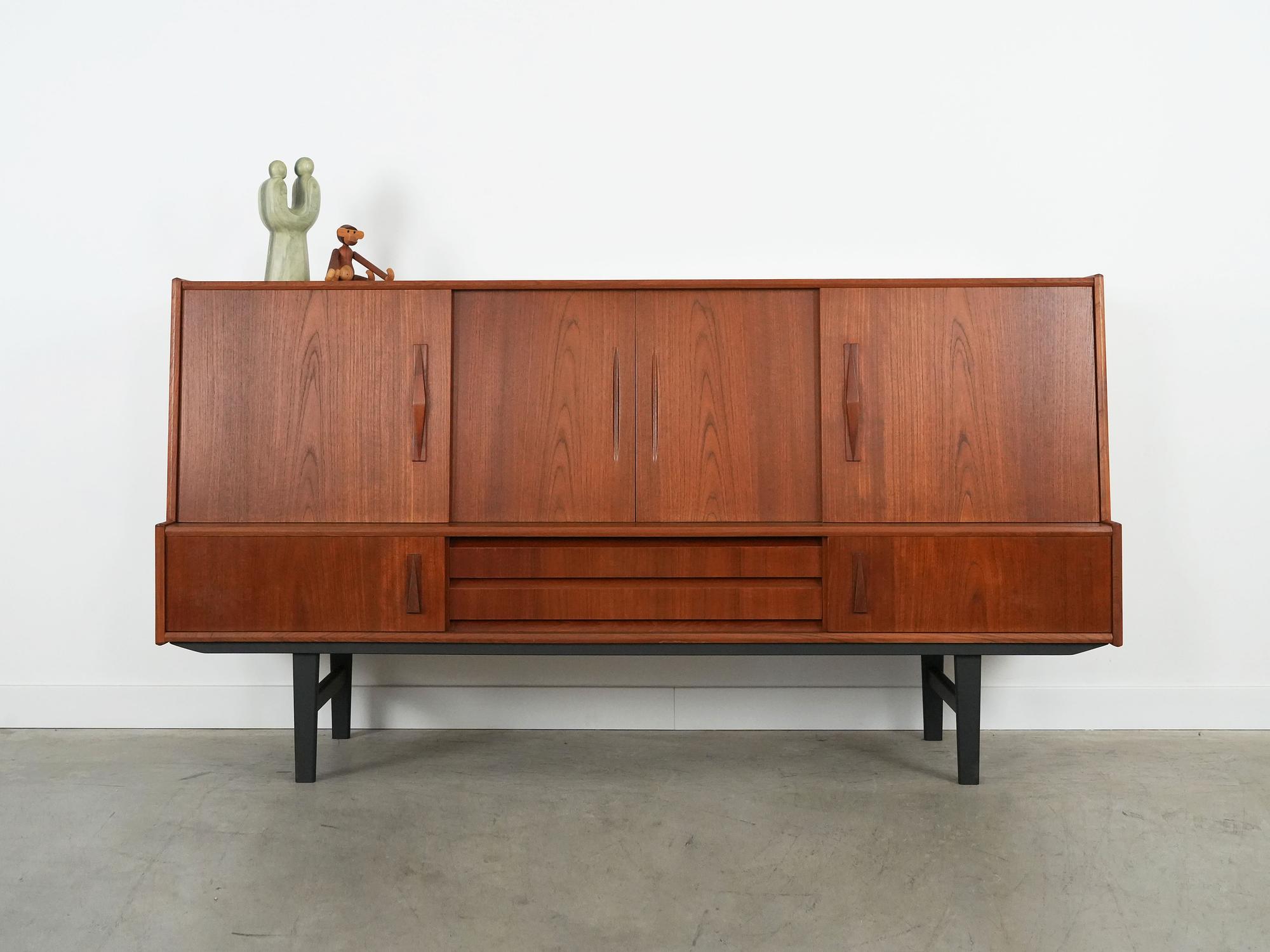 Highboard Teak wood 1970s 1