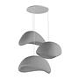 3-Flammig Wabi Sabi Stonefades Pendelleuchte Beton Grau 1