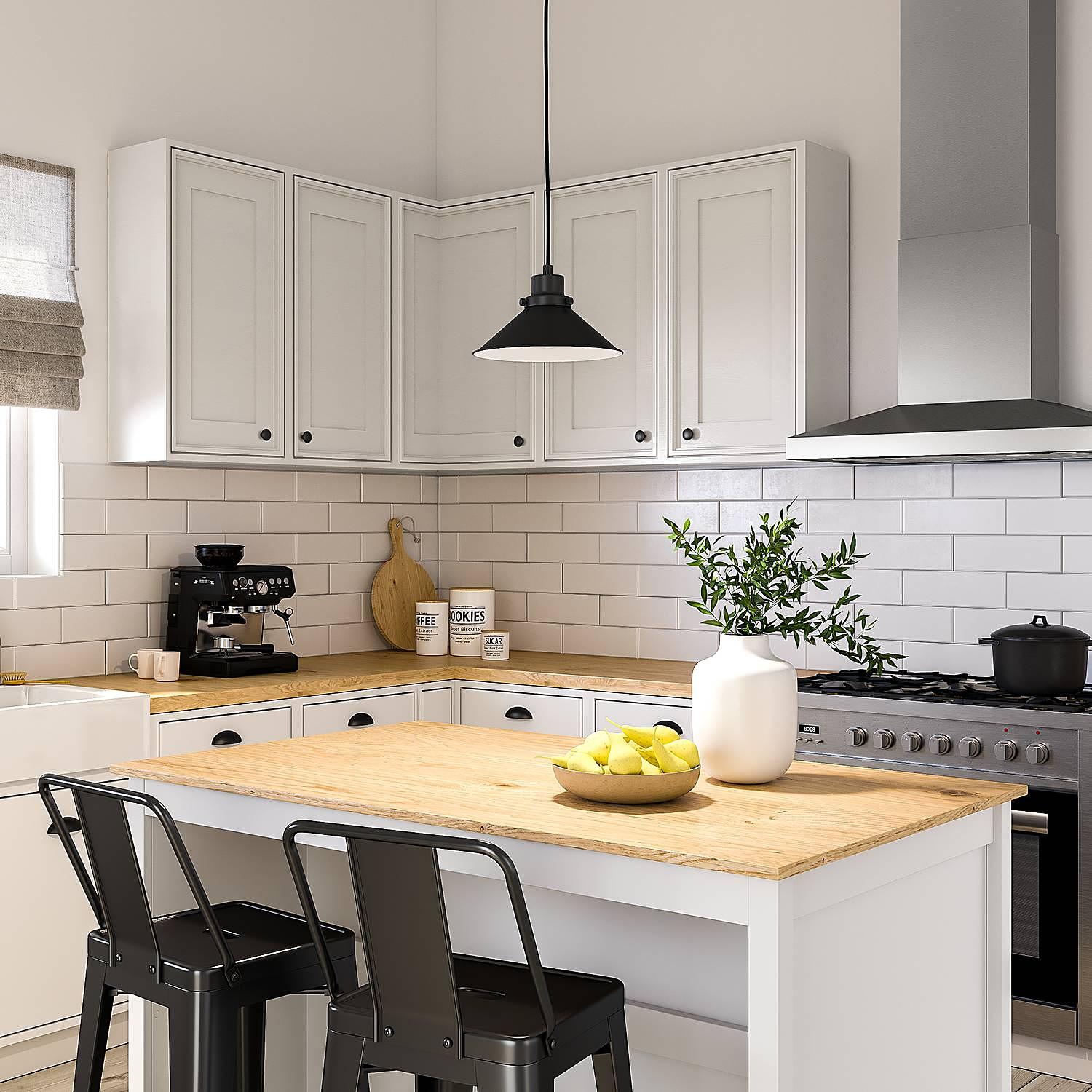 Pendant lamp Alaska 1-light Black 3