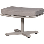Coosa Garden Stool Aluminium Grey 0
