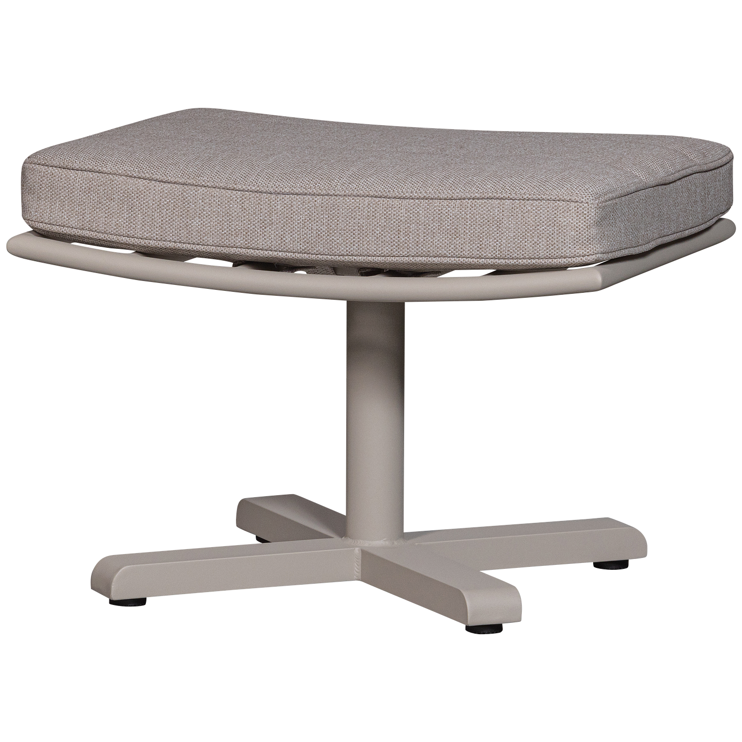 Coosa Garden Stool Aluminium Grey 0