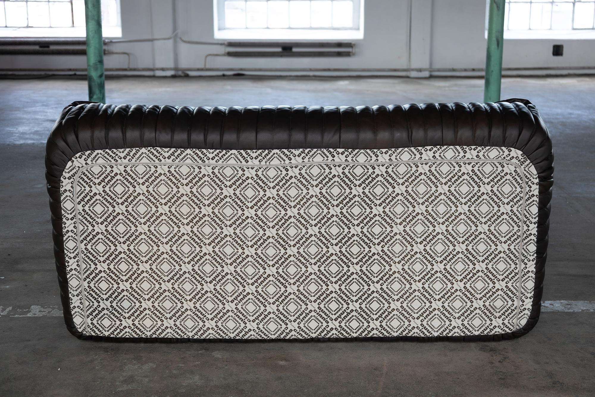 Sandra Sofa 3-Sitzer Glattleder Schokoladenbraun 6