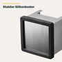 Abklopfbehälter für Siebträger Edelstahl Silber 5