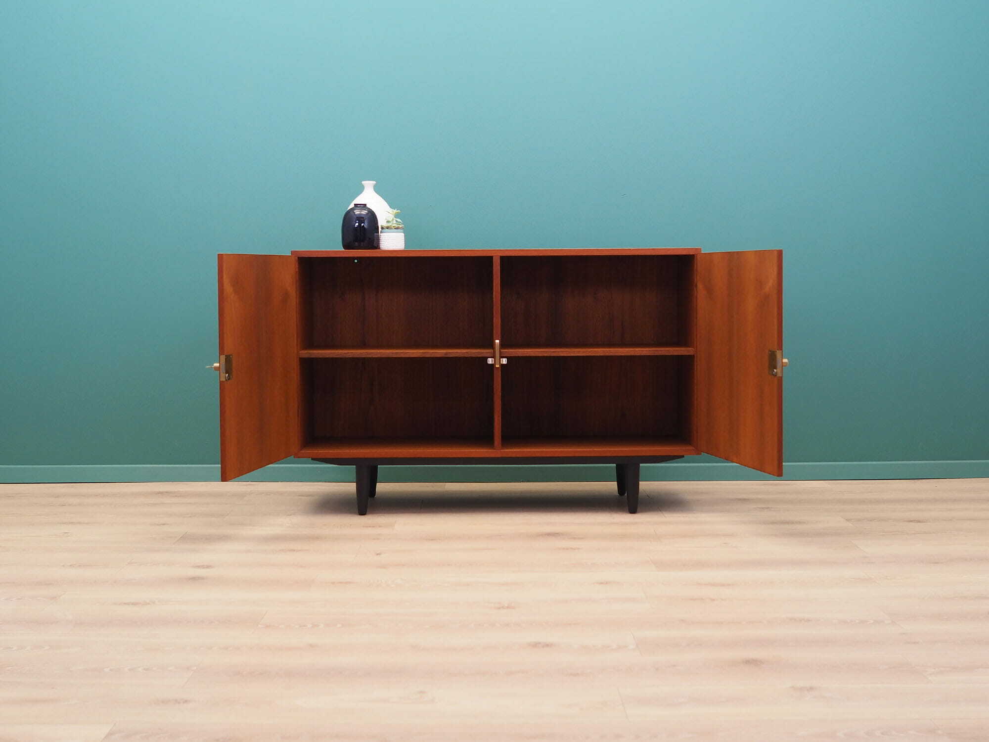 Vintage cabinet teak brown 1970s 2
