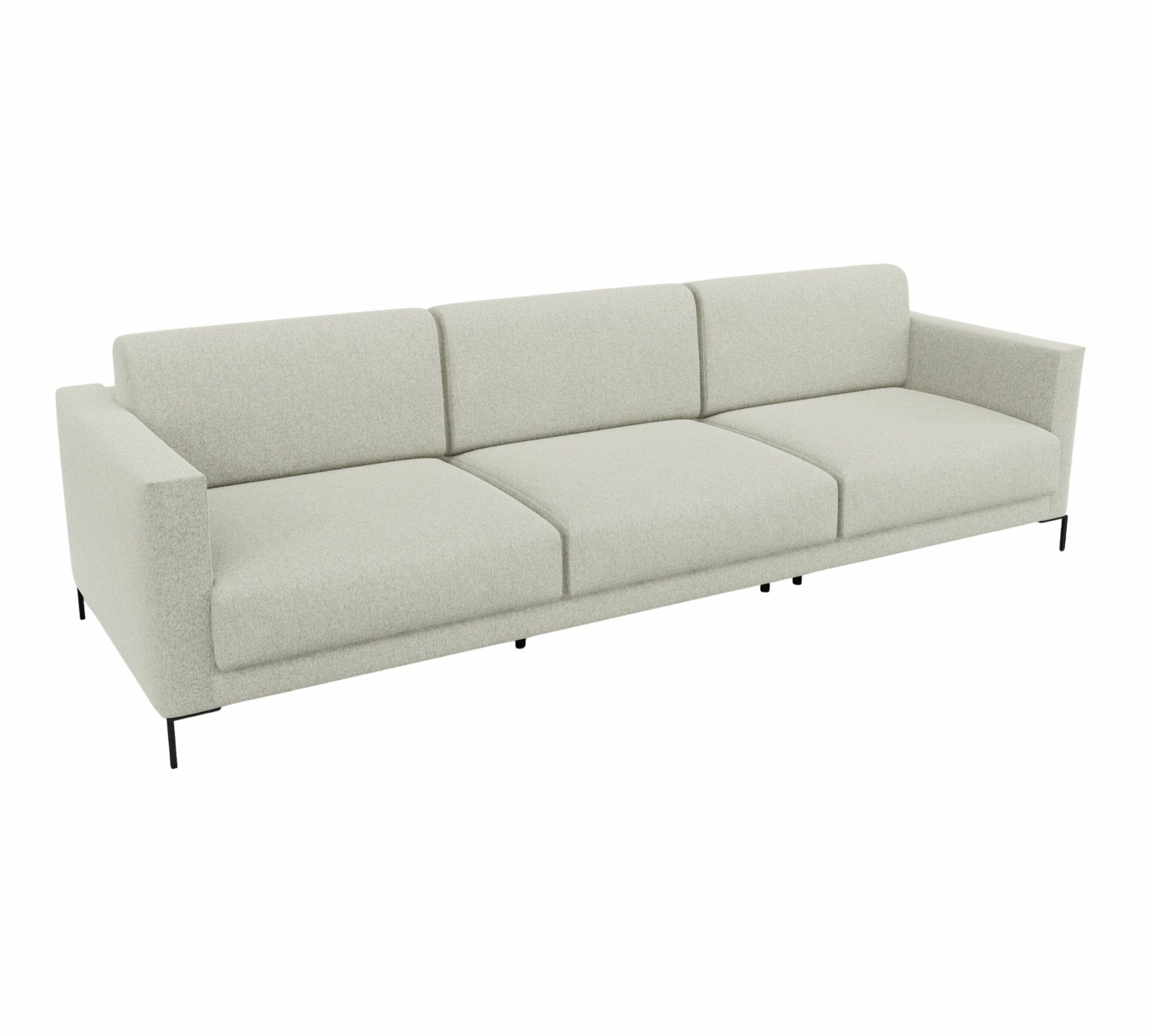 Tyme Sofa Feingewebe Lichtgrau 2