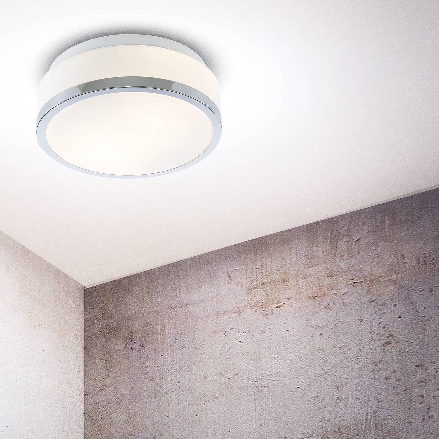 Bathroom light Discs II Frosted glass White 2