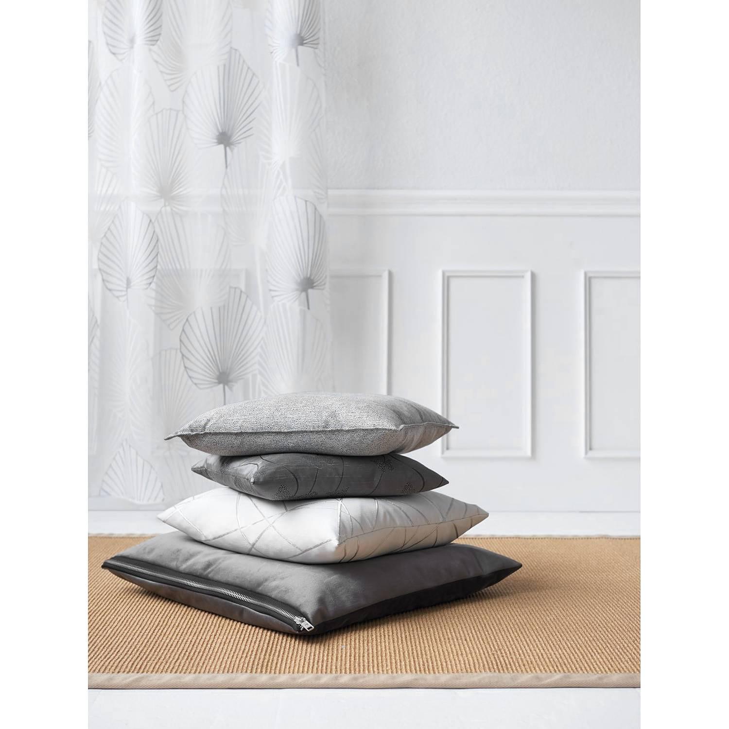 Dekokissen Vio Mischgewebe Altweiß 2