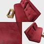 Sando Schlafsofa 2-Sitzer Rot 8