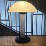 Vintage Bruno Gecchelin Table Lamp White 1980s 5