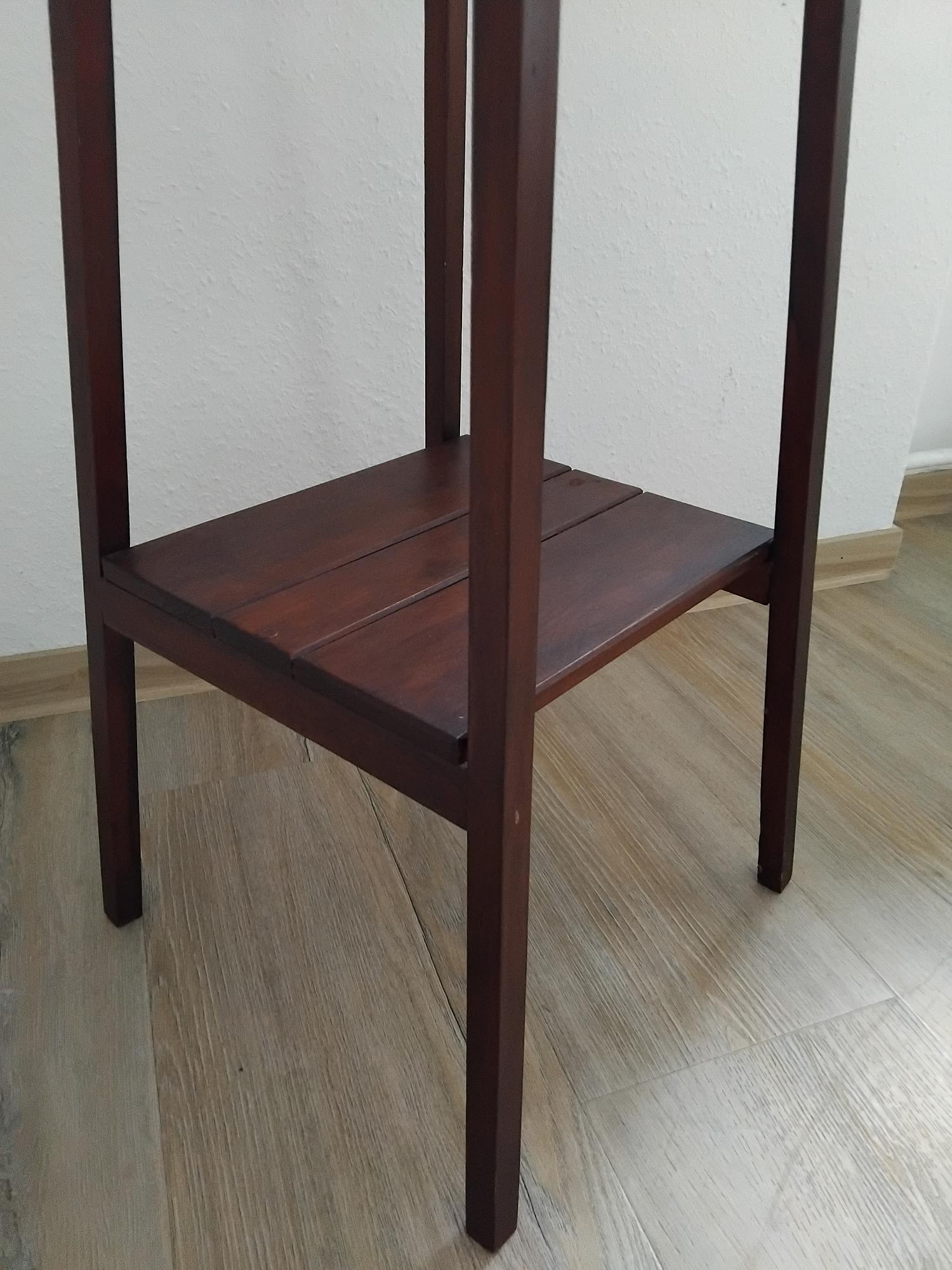 Plant stand wood brown 1