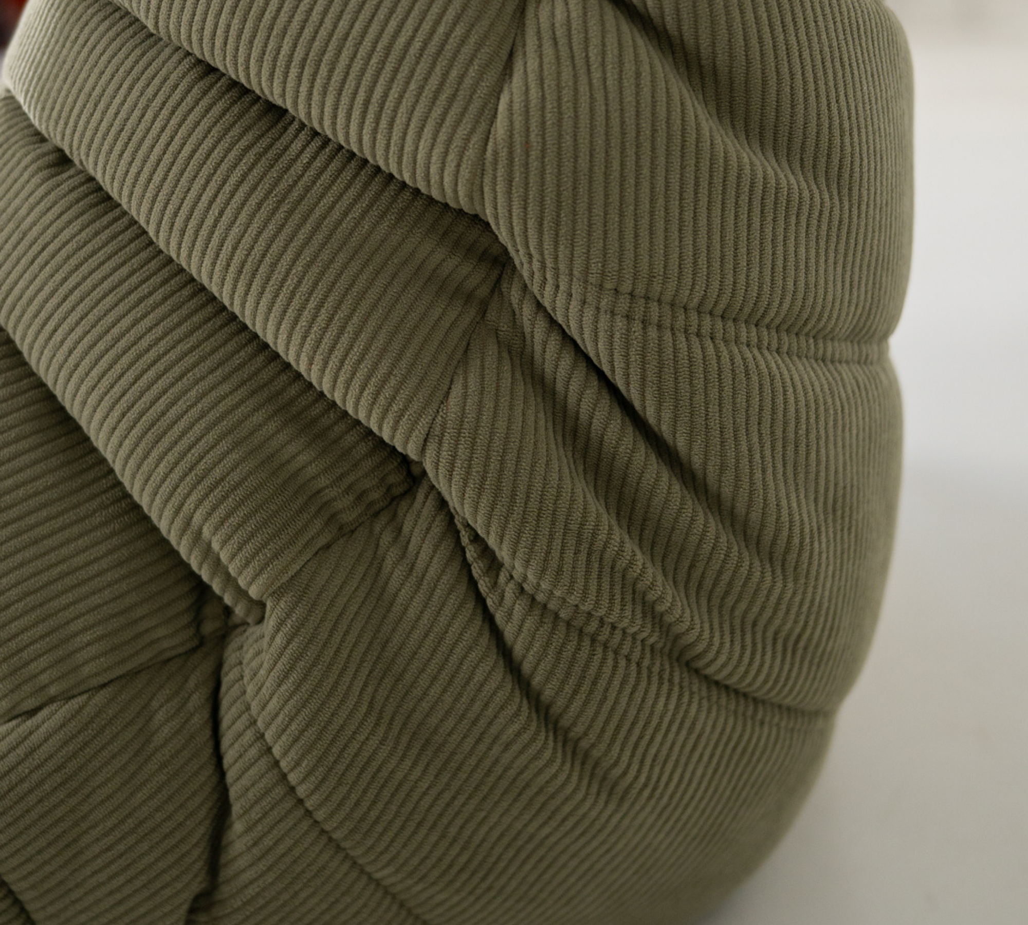 Togo Sofa 3-Seater Corduroy Sage Green 7