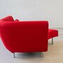 Vintage Yang Modulares Sofa Kvadrat Divina-Stoff Rot 7