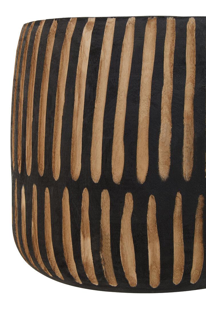 Arlo Große Natur und Schwarze Holzvase
 4
