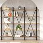 Bookshelf Brown Black 219.6cm 2