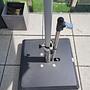 655 Parasol stand &amp; umbrella aluminum 65 kg 1