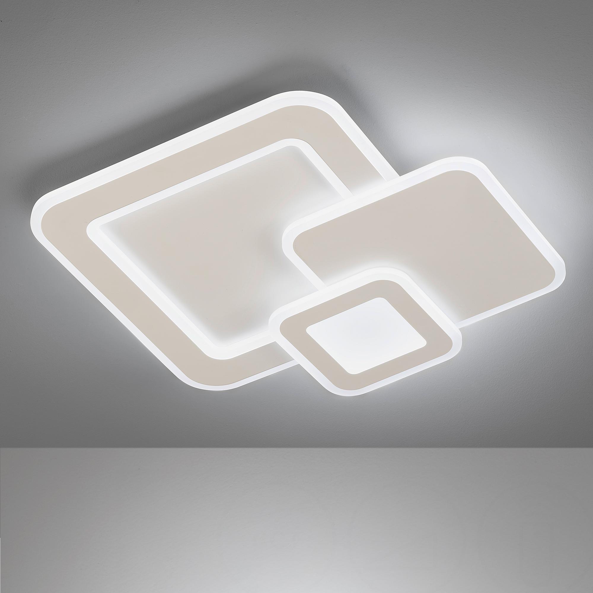 LED-Deckenleuchte Joster Eisen Acrylglas Weiß 1-flammig 0