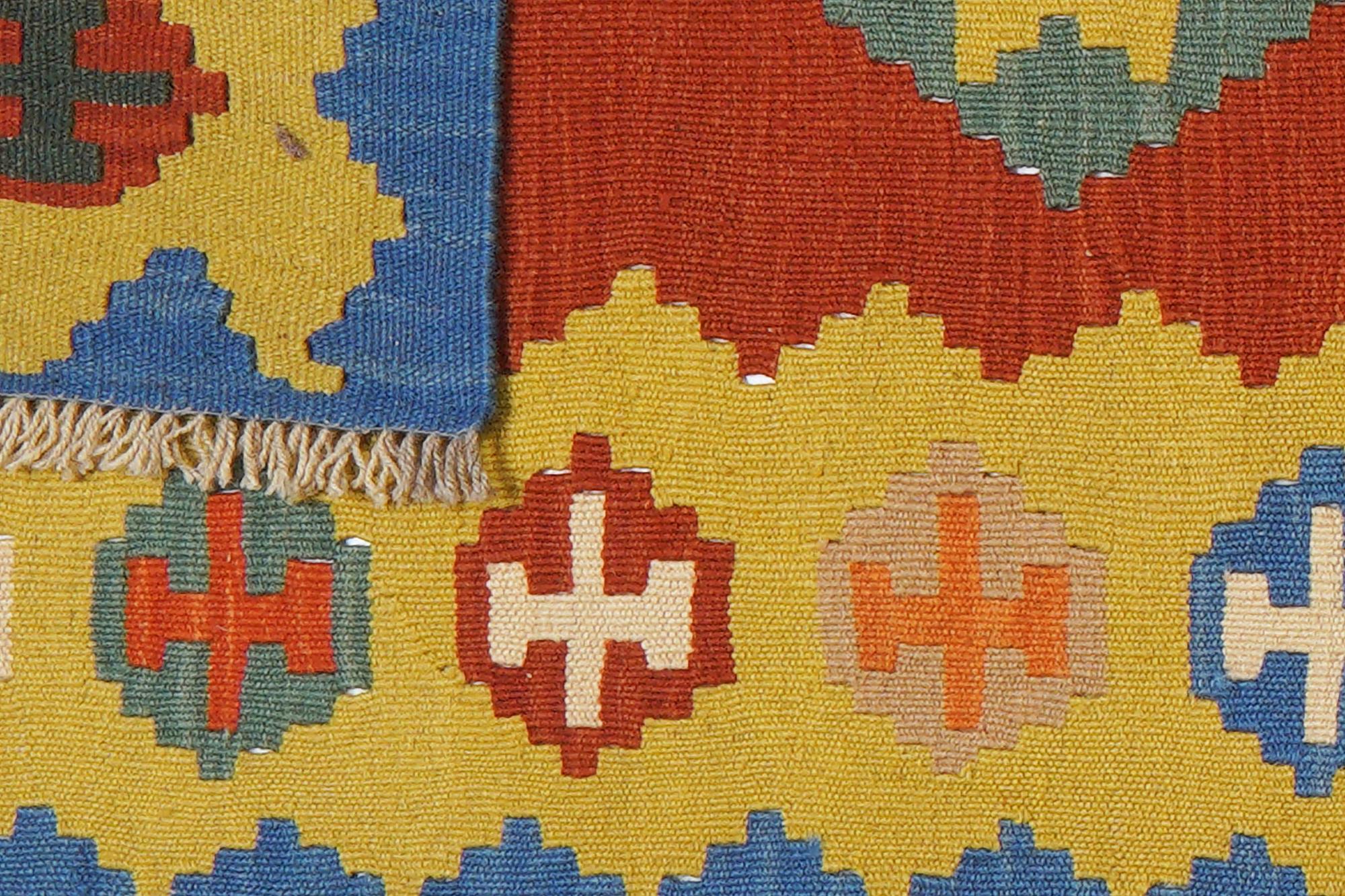 Kilim Gashgai Teppich Mehrfarbig 3