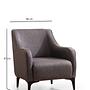 Belissimo Armchair Dark Grey 5
