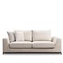 Line 2-Sitzer Sofa Creme 5