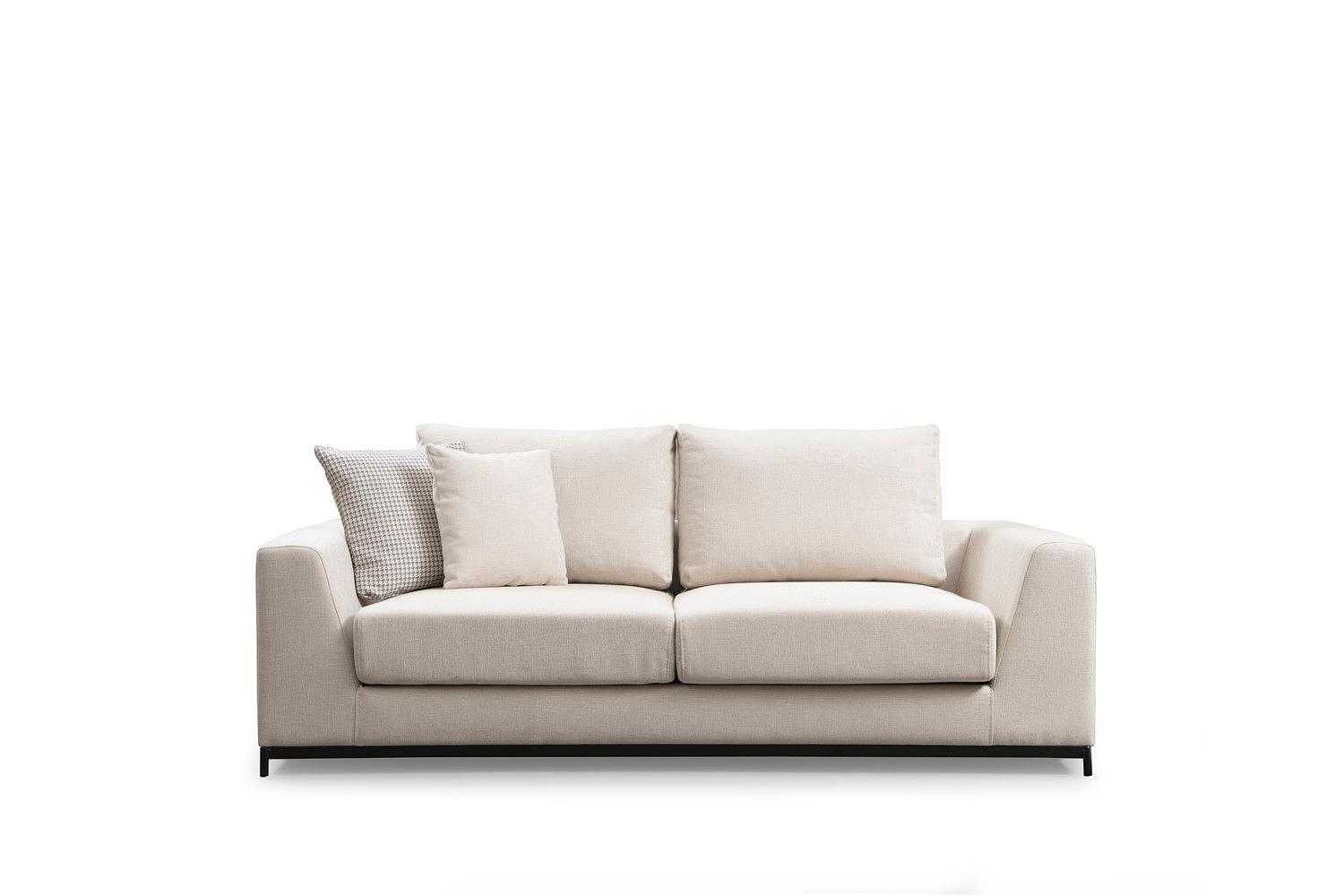 2-seater sofa beige 5