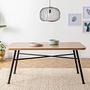 Nala 90 Dining Table Brown 2