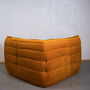 Togo Ecksofa Cord Goldgelb 3