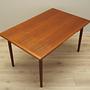 Teak table brown 1970s 9