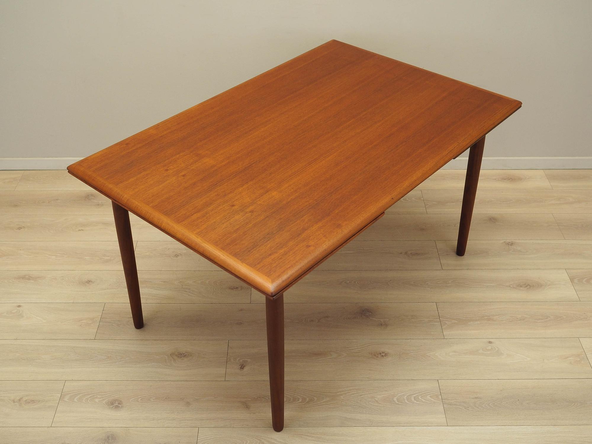 Teak table brown 1970s 9