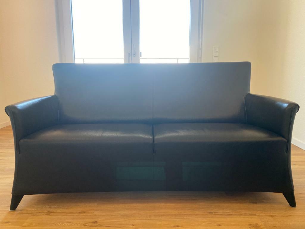Alta Sofa Leder Schwarz 3