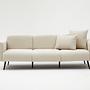 Side Sofa 3-Sitzer Creme 1