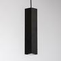 1-Light Fluke Type D Pendant Light Aluminium Black 0
