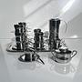 Inox Espresso-Set Tasse für 12 Personen Silber 4