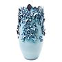 Butterfly Typ B Vase Steingut Blau 28x50x28cm 1