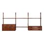 Shelving unit teak 1960s 0