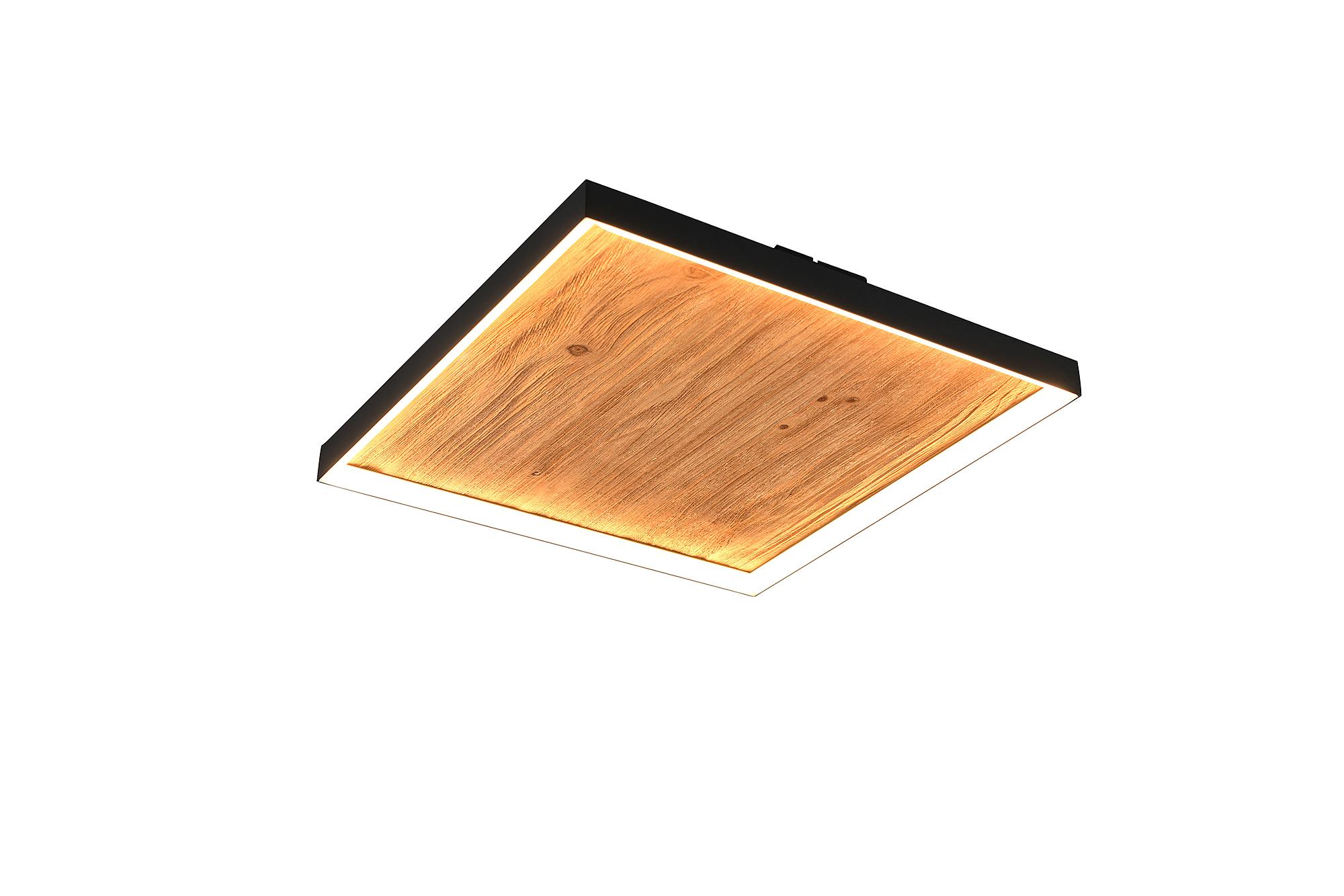 LED ceiling light Kalea 1-light pine iron 2