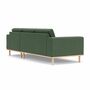 Vilmar Sofa 3-Sitzer Récamiere Rechts Cura Dark Green 2