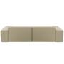 Pyllow Ecksofa Strukturstoff Cremebeige 1