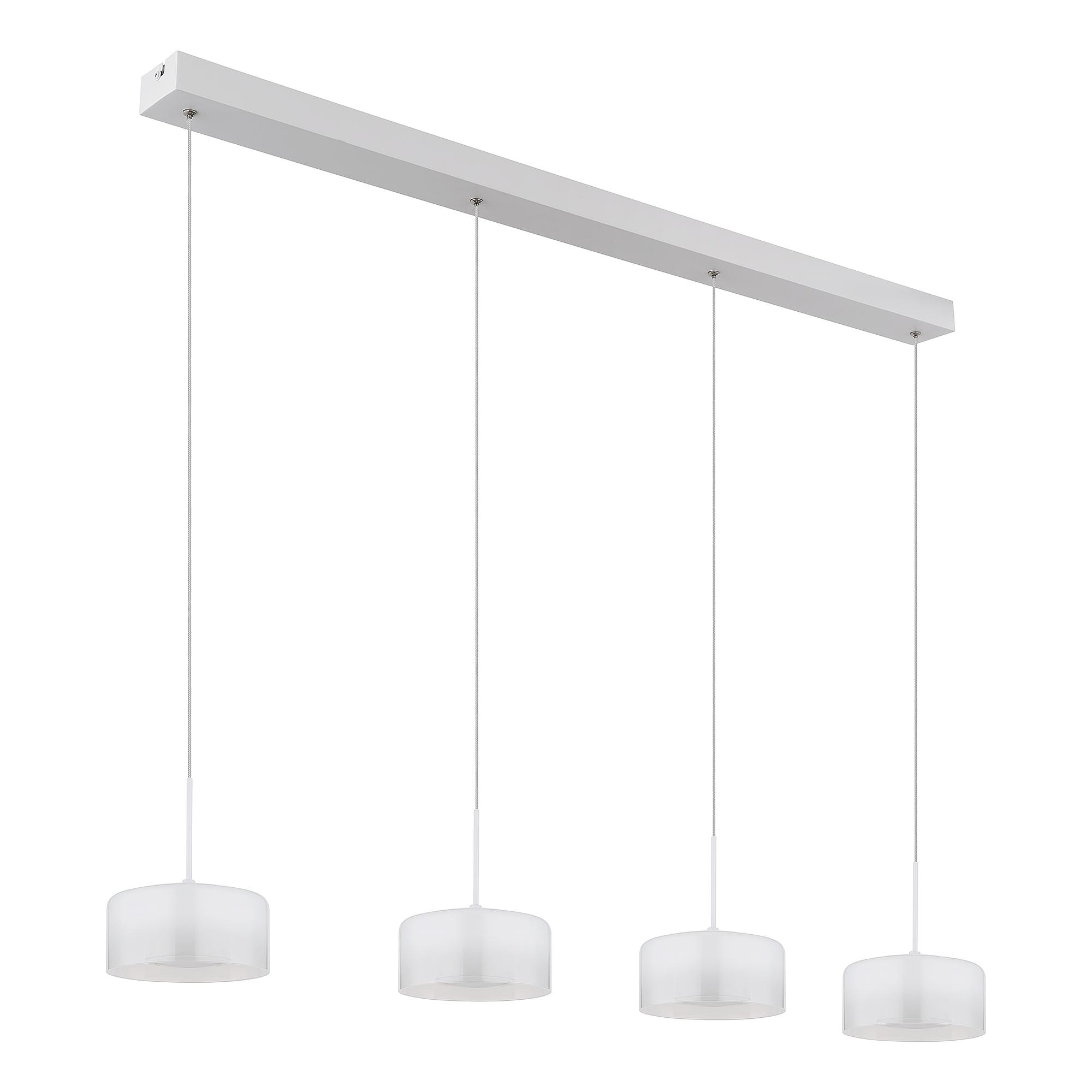 LED Pendant Light Belinda Clear Glass Iron 4