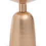 Amira White Marble Top Gold Base Beistelltisch
 0