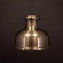 Vintage pendant lamp metal gold 1970s 1