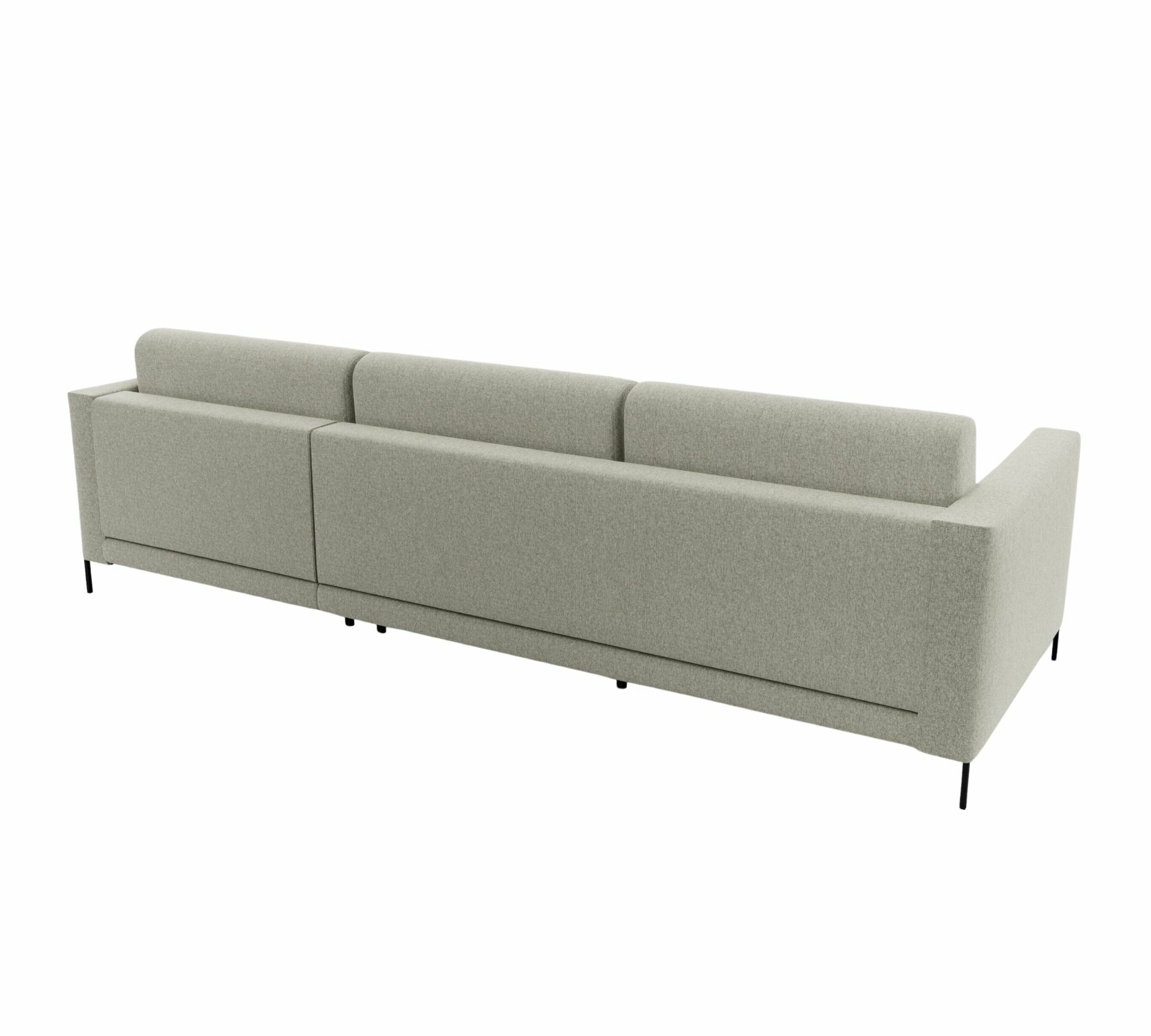 Tyme Sofa Feingewebe Lichtgrau 3