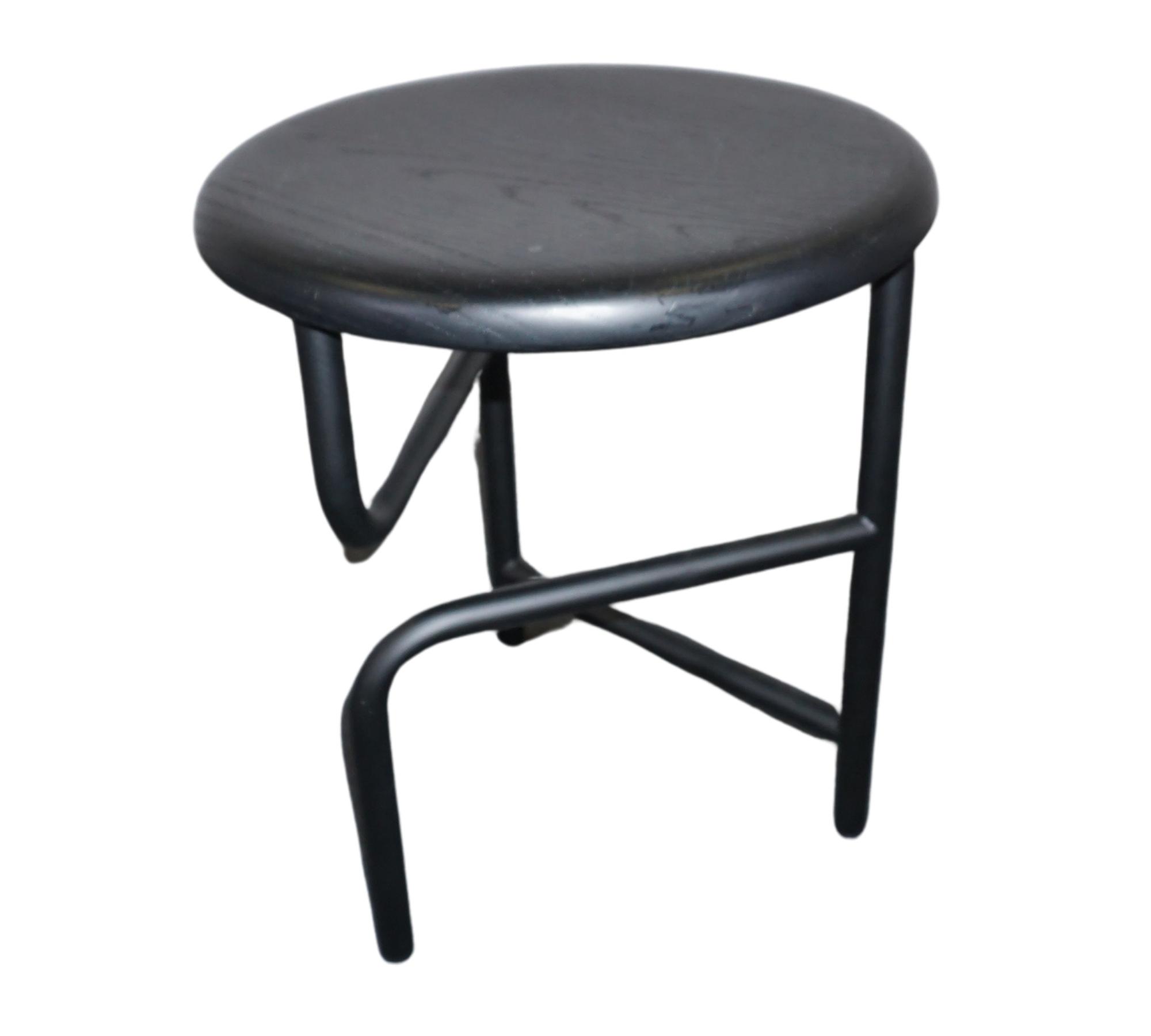 Blend Hocker Eiche Schwarz 1