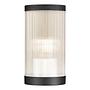 1-Flammig Wandleuchte Coupar Aluminium PVC Schwarz 4
