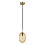 Pendelleuchte Devin Typ C Farbglas Eisen Beige 4
