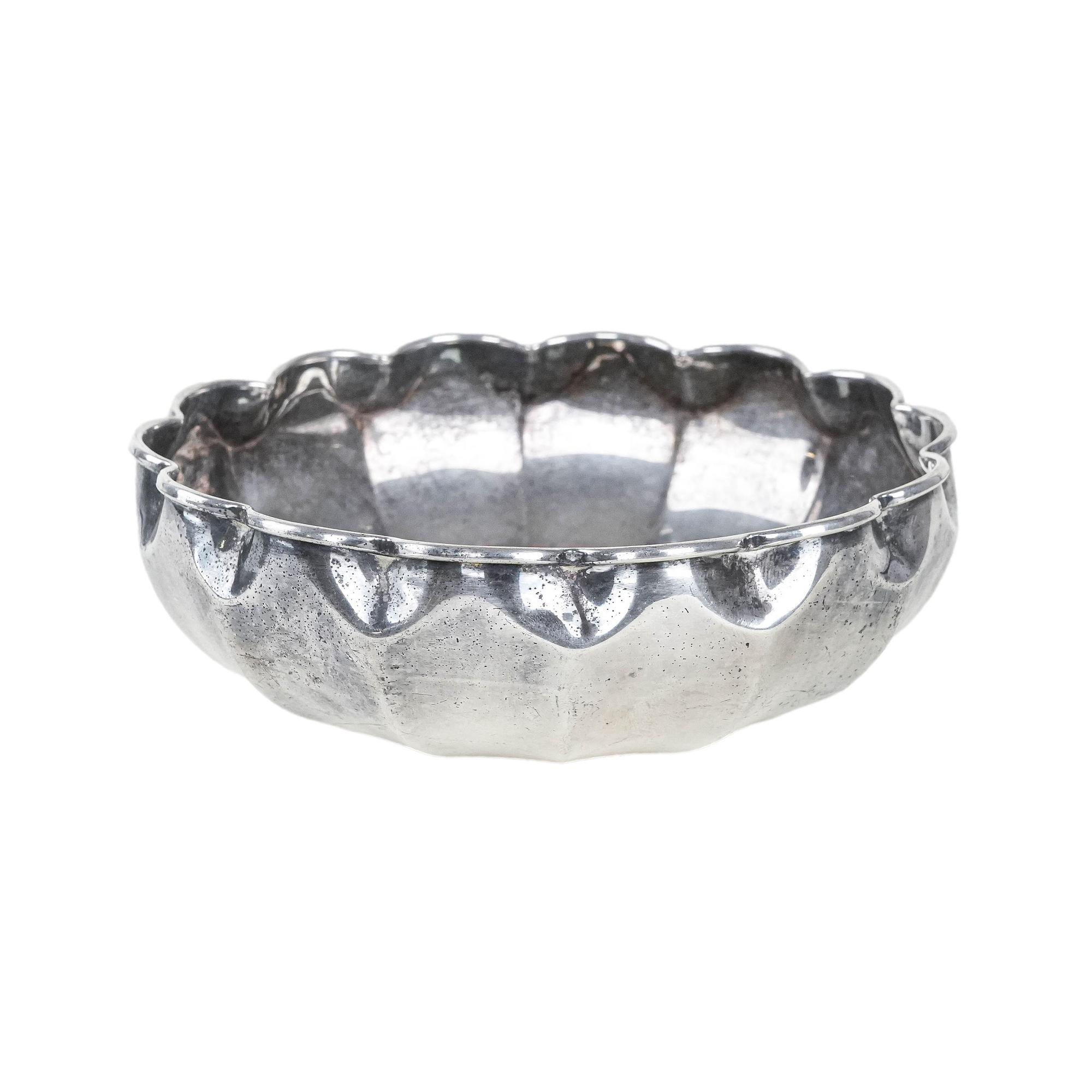 Metallschüssel Silber 0