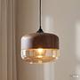 KAVON Pendant Light 1-Light Colored Glass Iron 1