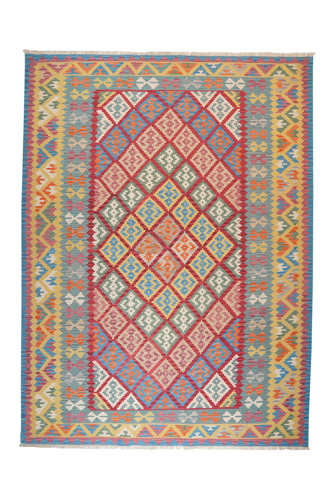 Kilim Gashgai Teppich Mehrfarbig 4