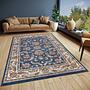 Reni Orientteppich Polypropylen Dunkelblau 80 x 120 cm 2