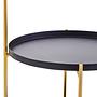 Trosa Beistelltisch Schwarz Gold 6
